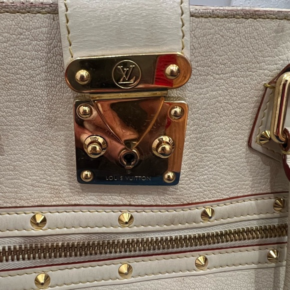 Vintage Louis Vuitton Cream goatskin vintage handbag great condition ! - Picture 2 of 5